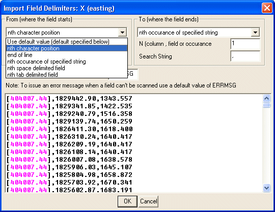 XYZ Grid File Import into PLS-CADD