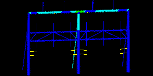 Steel substation dead end structure by George Watson of Reliant Energy
