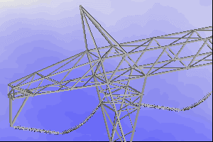 2-part insulator in rendered view with bitmap background