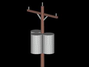 Same RUS structure, but with 25MVA transformers attached and used in a line