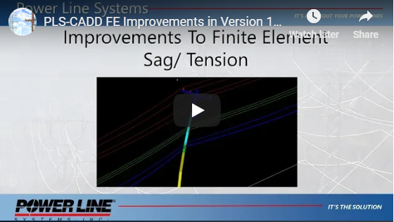 FE Sag-Tension Improvements