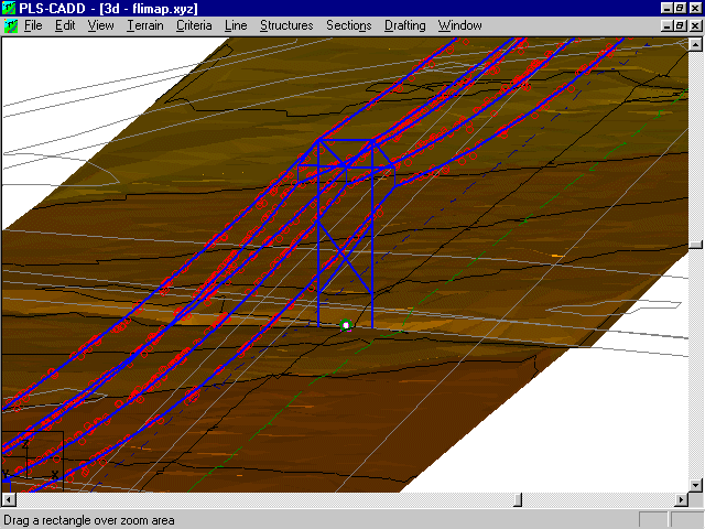 3d View with Structures