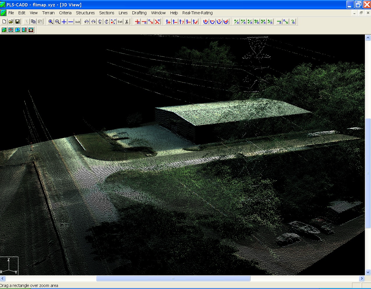 Colorized LiDAR scene