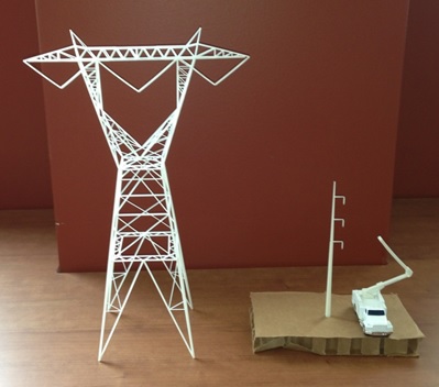 3D Printed TOWER from STL Export