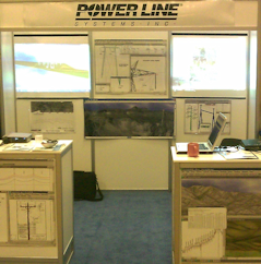 The booth in the ASCE 2009 exhibit hall