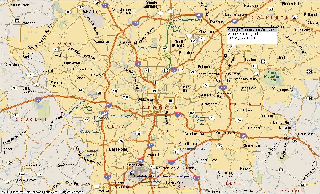 Big Atlanta Map